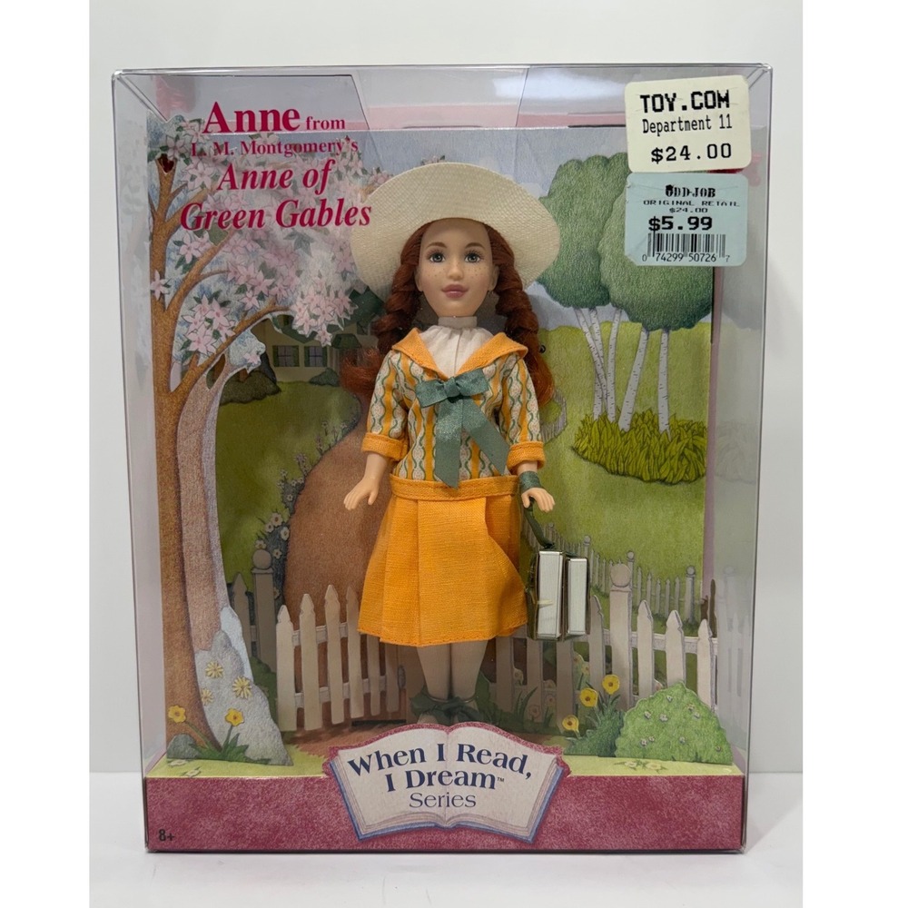 Mattel Anne of Green Gables Doll When I Read I Dream Series 50726 Orange NIB